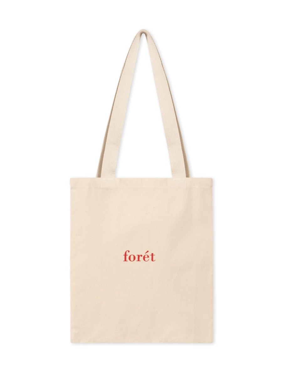 Forét Tote Bag-Natural/Red | Goods